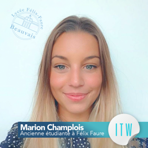 Marion Champlois - itw