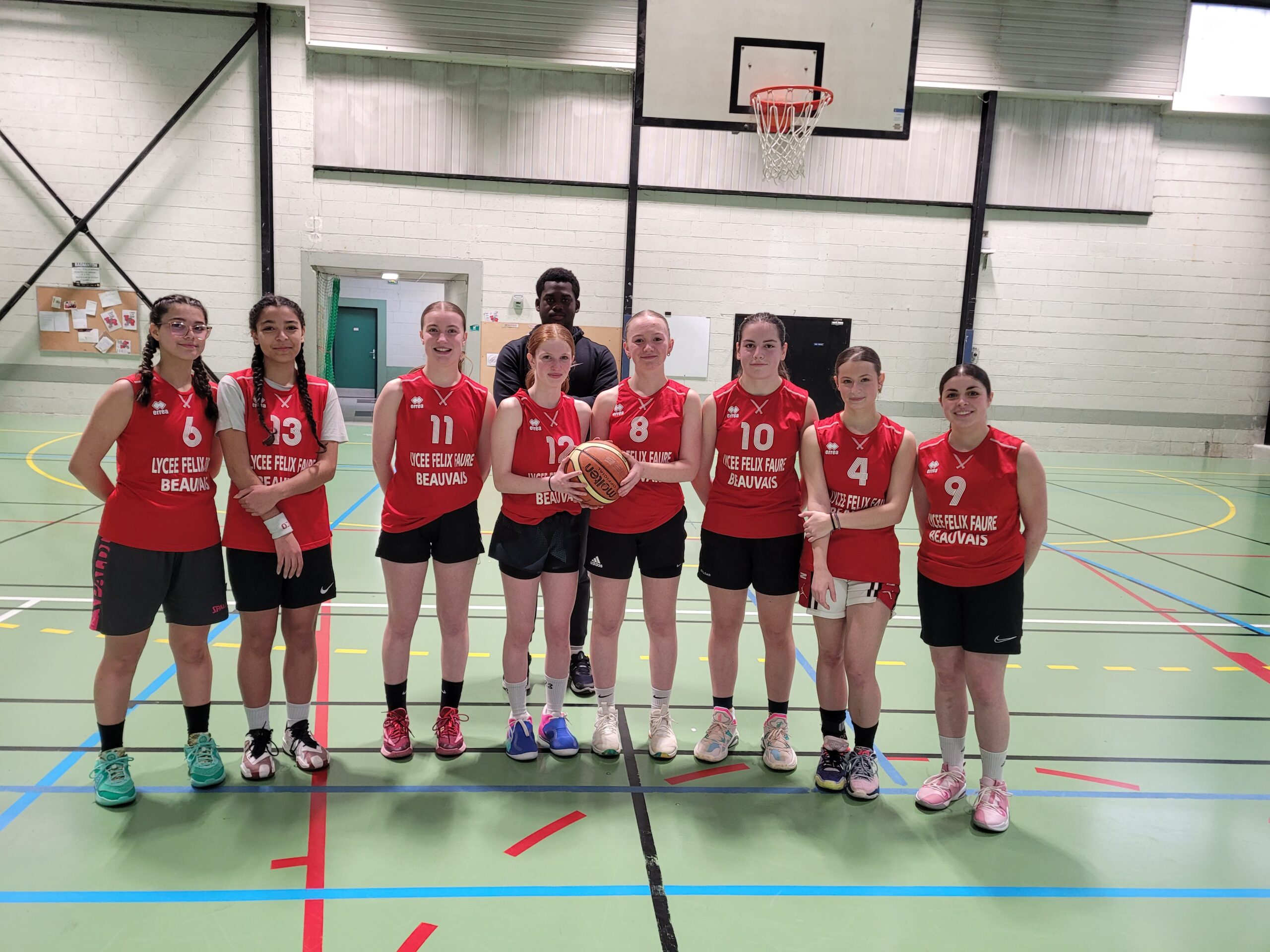L’équipe Lycée Filles de Félix Faure vice championne d’académie en Basket-Ball !